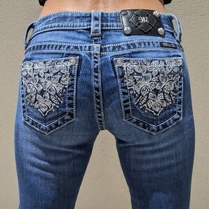 Miss me Size 26 signature cuffed skinny
